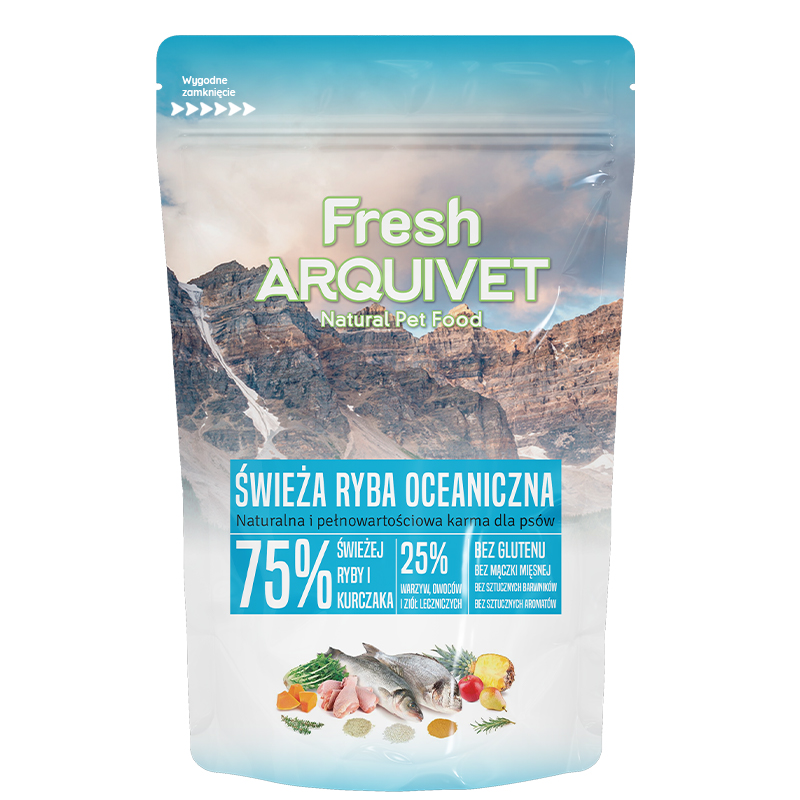 Arquivet FRESH Półwilgotna karma dla psa Ryba Oceaniczna 100g